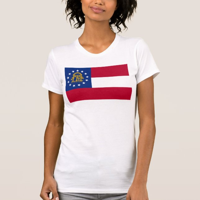 Camiseta de la bandera de Georgia (Anverso)