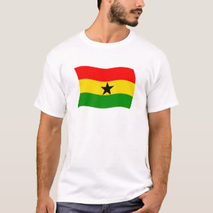 Camiseta de la bandera de Ghana