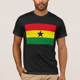 Camiseta de la bandera de Ghana