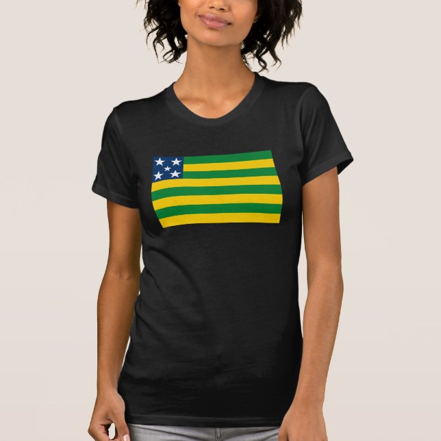 Camiseta de la bandera de Goias (Anverso)