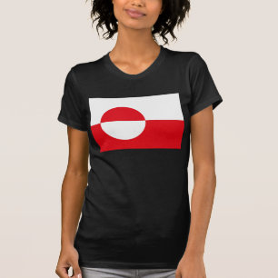 Camiseta de la bandera de Groenlandia