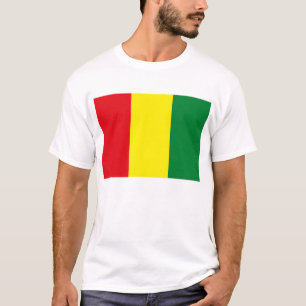 Camiseta de la bandera de Guinea