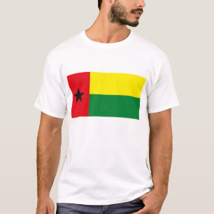 Camiseta de la bandera de Guinea-Bissau