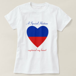 Camiseta de la bandera de Haití