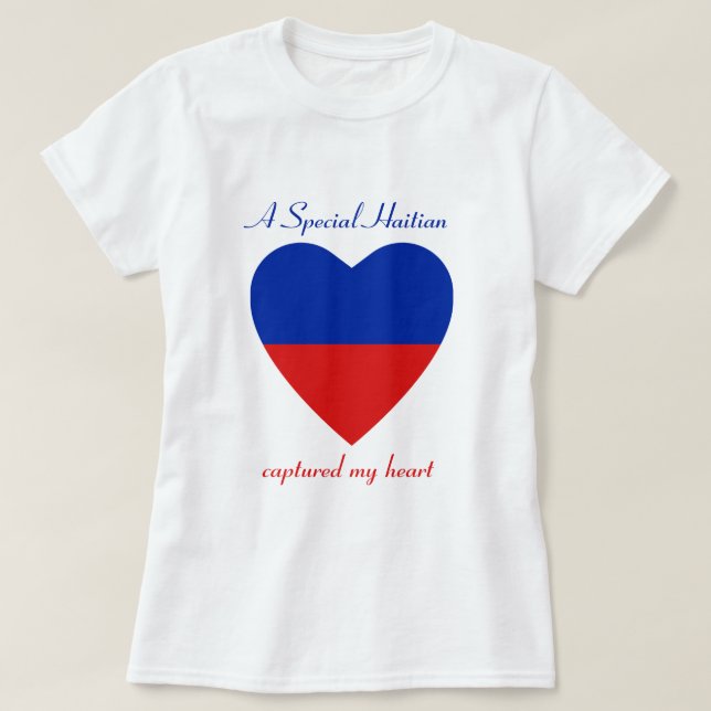 Camiseta de la bandera de Haití (Diseño del anverso)