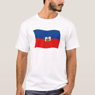 Camiseta de la bandera de Haití