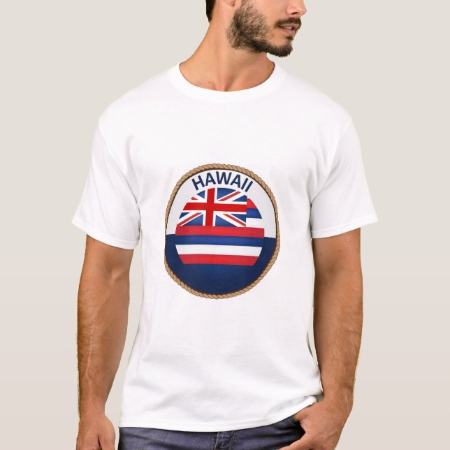 Camiseta de la bandera de Hawai (Anverso)