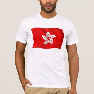 Camiseta de la bandera de Hong Kong