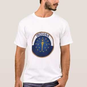 Camiseta de la bandera de Indiana