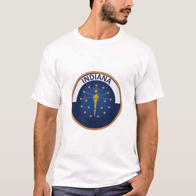 Camiseta de la bandera de Indiana (Anverso)