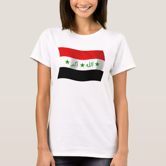 Camiseta de la bandera de Irak (Anverso)