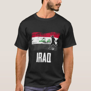 Camiseta de la bandera de Irak Equipo de fútbol ir