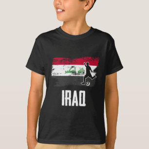 Camiseta de la bandera de Irak Equipo de fútbol ir