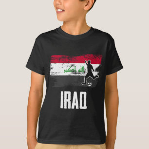 Camiseta de la bandera de Irak Equipo de fútbol ir