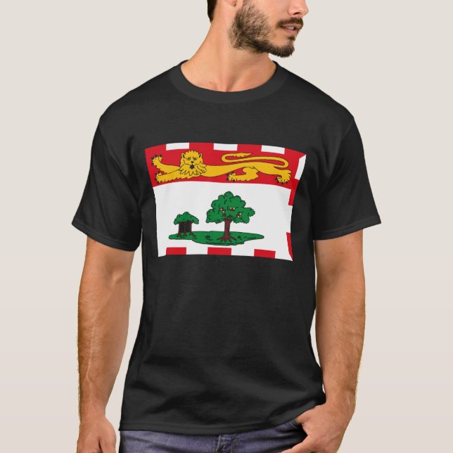 Camiseta de la bandera de Isla del Principe (Anverso)
