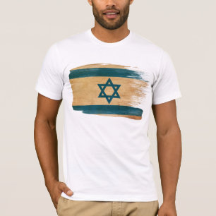 Camiseta de la bandera de Israel