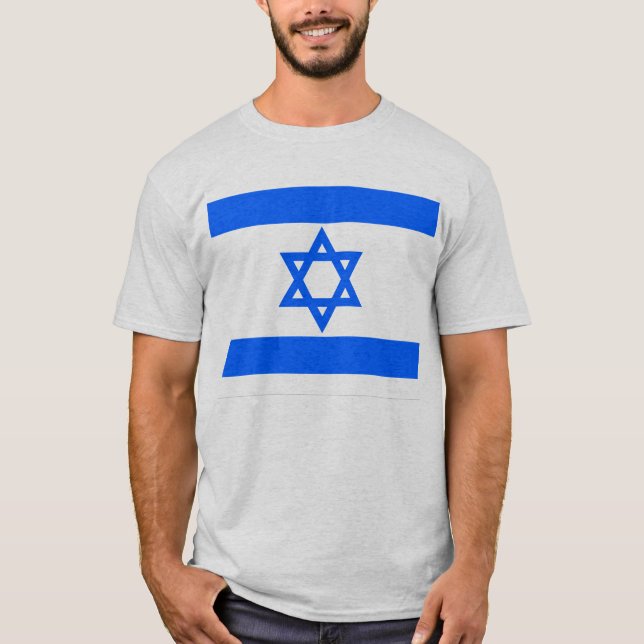Camiseta de la bandera de Israel (Anverso)