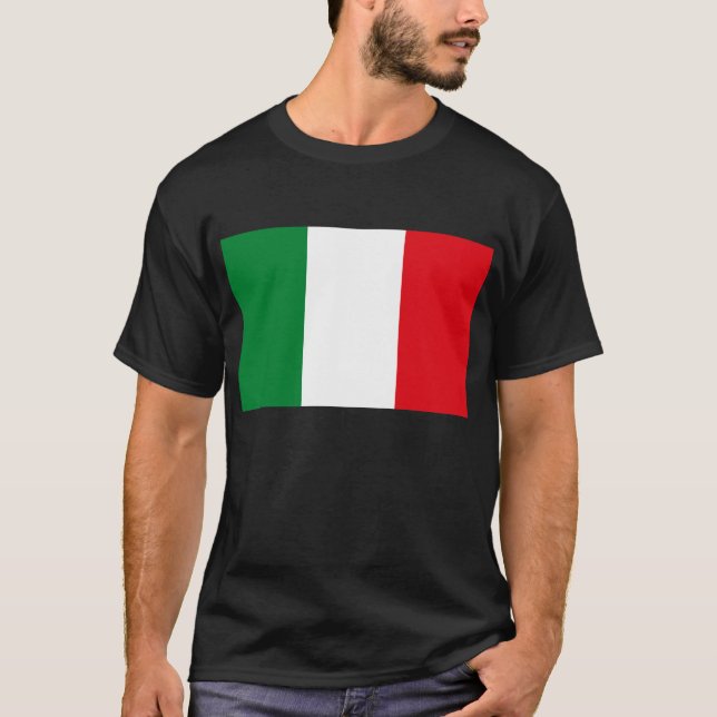 Camiseta de la bandera de Italia (Anverso)