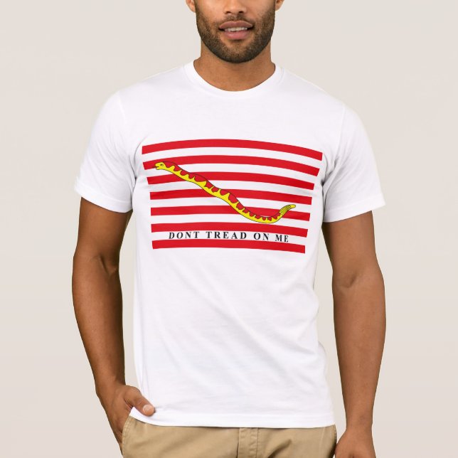 Camiseta de la bandera de Jack de la marina de (Anverso)