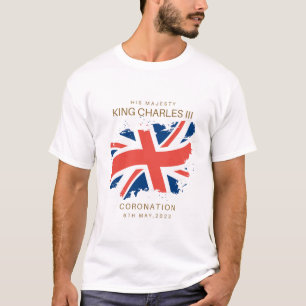 Camiseta de la bandera de Jack del Rey Carlos III