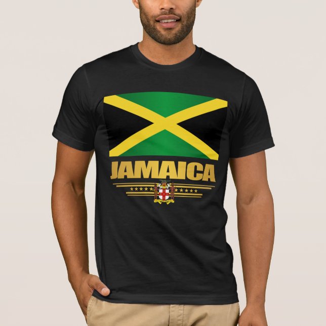 Camiseta de la bandera de Jamaica (Anverso)