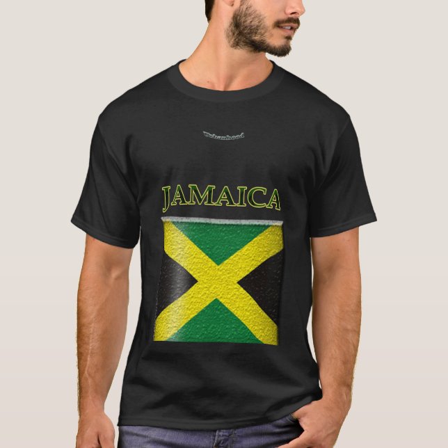 Camiseta de la bandera de Jamaica (Anverso)