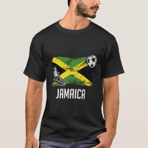 Camiseta de la bandera de Jamaica Equipo de fútbol