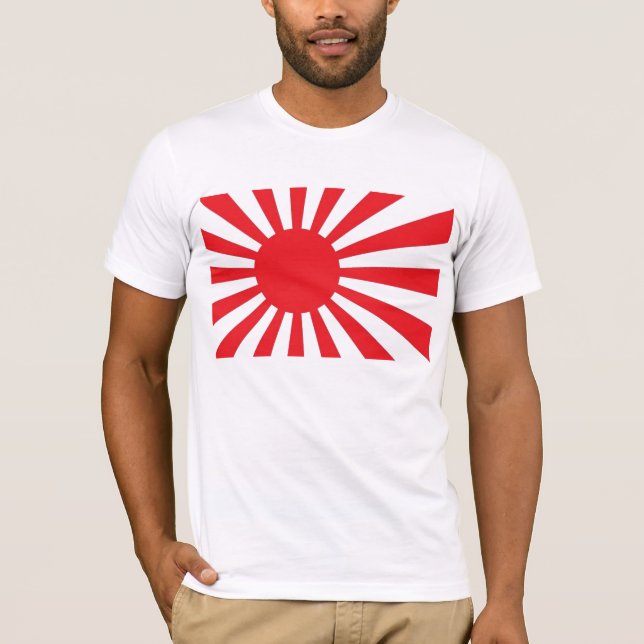 CAMISETA DE LA BANDERA DE JAPÓN DEL DESASTRE (Anverso)
