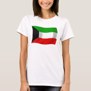 Camiseta de la bandera de Kuwait
