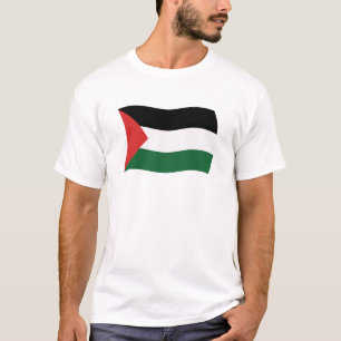 Camiseta de la bandera de la Autoridad Palestina