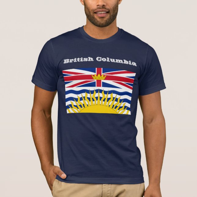 Camiseta de la bandera de la Columbia Británica (Anverso)