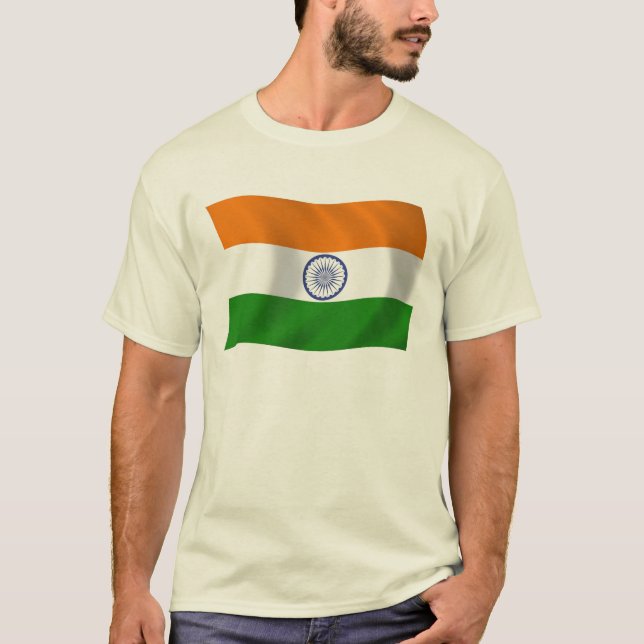 Camiseta de la bandera de la India (Anverso)