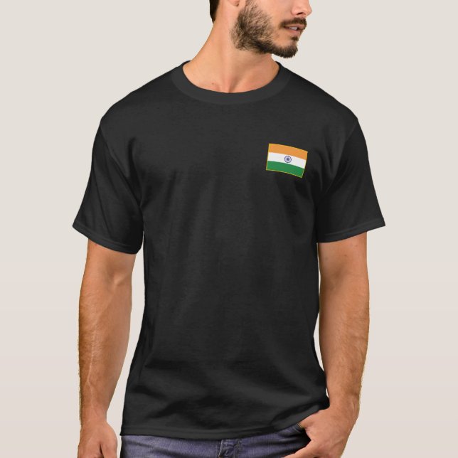 Camiseta de la bandera de la India (Anverso)