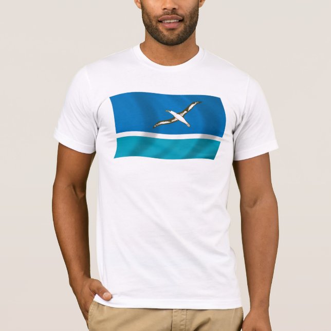 Camiseta de la bandera de la isla Midway (Anverso)