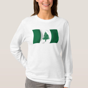 Camiseta de la bandera de la isla Norfolk