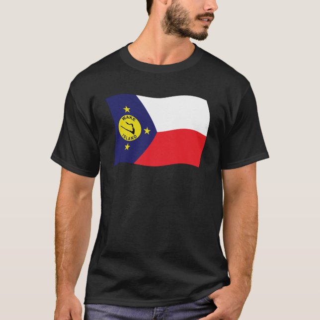 Camiseta de la bandera de la Isla Wake (Anverso)
