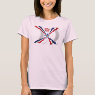 Camiseta de la bandera de la nación asiria
