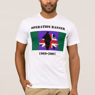Camiseta de la bandera de la operación