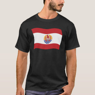 Camiseta de la bandera de la Polinesia Francesa