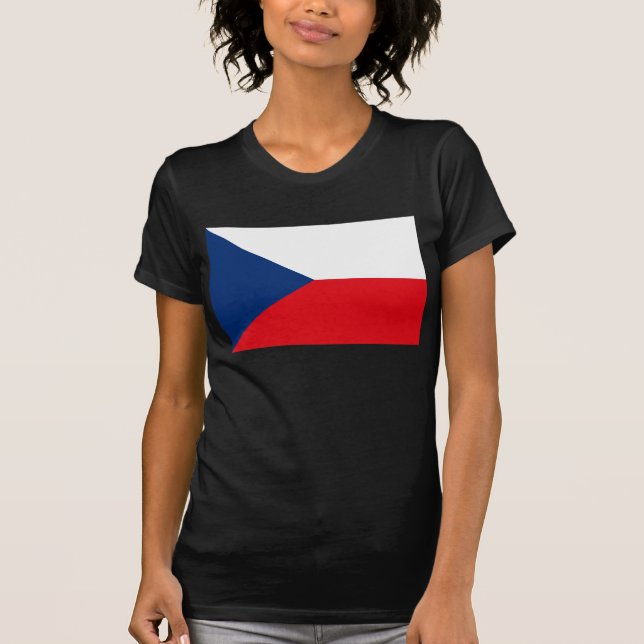 Camiseta de la bandera de la República Checa (Anverso)