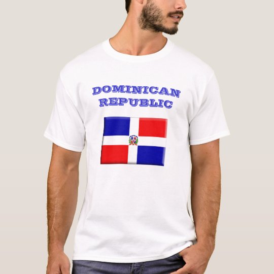 Camiseta de la bandera de la República Dominicana