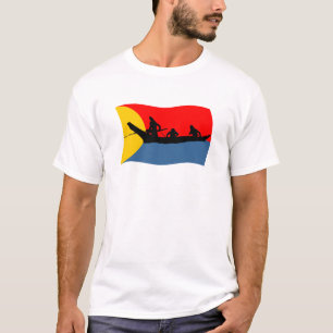 Camiseta de la bandera de la tribu Clatsop