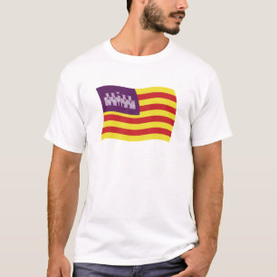 Camiseta de la bandera de las Islas Baleares