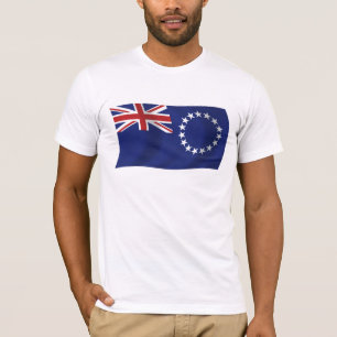 Camiseta de la bandera de las Islas Cook
