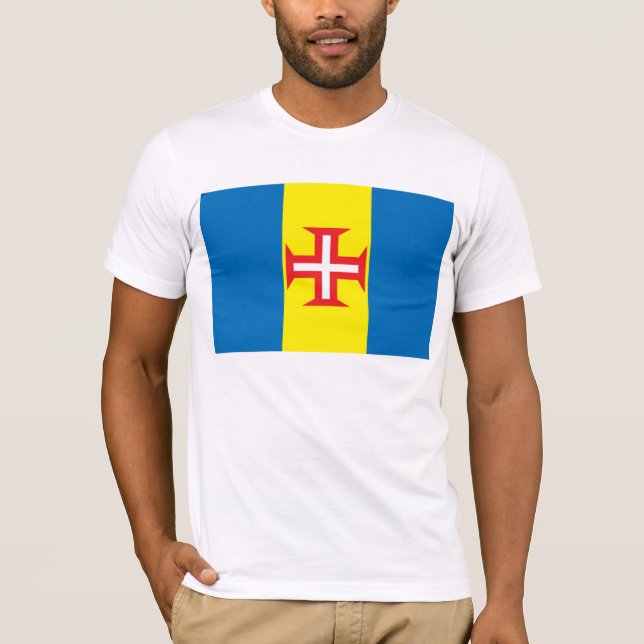 Camiseta de la bandera de las islas de Madeira (Anverso)