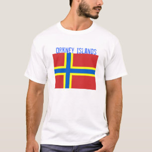 Camiseta de la bandera de las Islas Orcadas