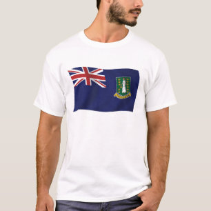 Camiseta de la bandera de las Islas Vírgenes Britá