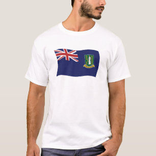 Camiseta de la bandera de las Islas Vírgenes Britá