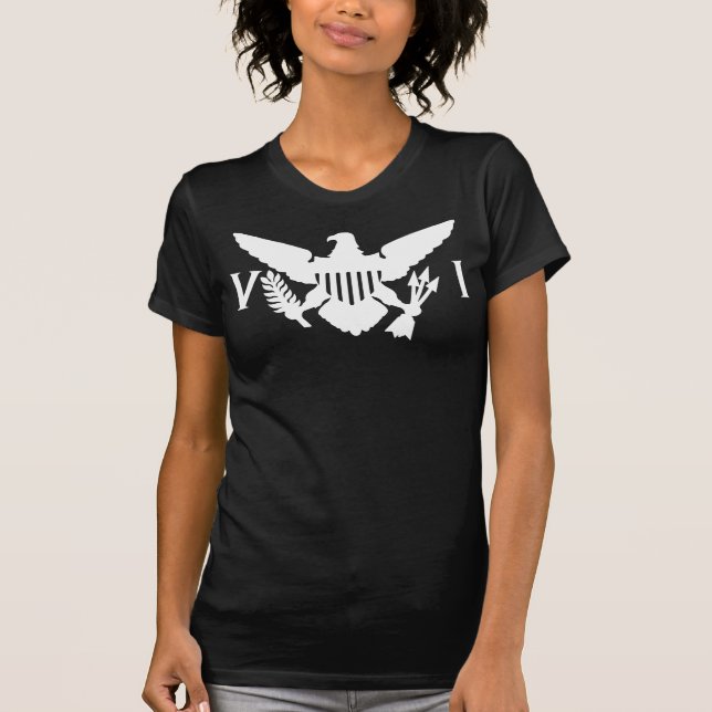 Camiseta de la bandera de las Islas Vírgenes de Es (Anverso)