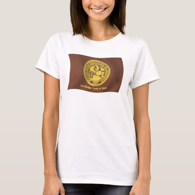 Camiseta de la bandera de las tribus Shoshone Bann (Anverso)